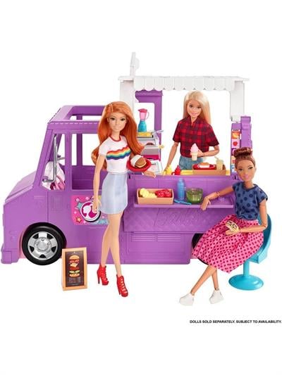 Barbie Barbie nin Yemek Arabası, Çok Sayıda Oyun Alanı ve 30 dan Fazla Gerçekçi Oyuncak Figür