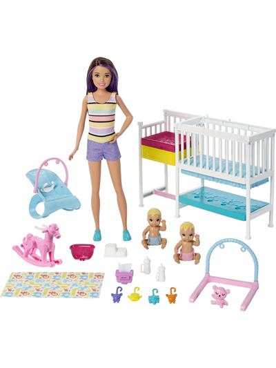 Barbie Bebek Bakıcısı Skipper Uyku Eğitiminde Oyun Seti