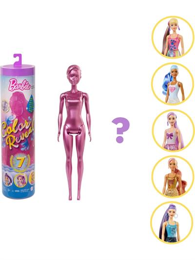 Barbie Color Reveal Renk Değiştiren Sürpriz Barbie Işıltılı Bebekler Serisi
