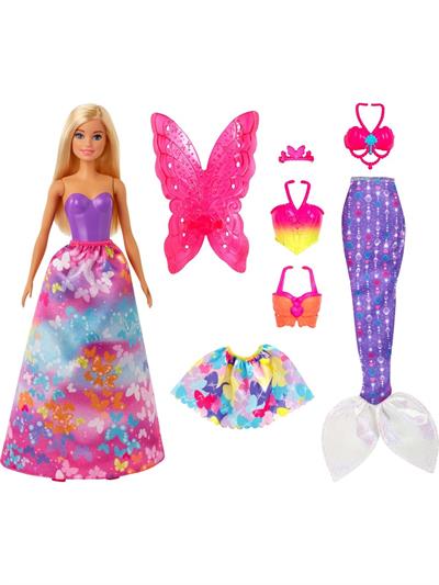 Barbie Dreamtopia Dönüşen Prenses Bebek Oyun Seti