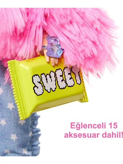 Barbie Extra - Pembe Ceketli; Unicorn Oyuncaklı Bebek