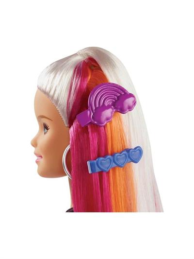 Barbie Gökkuşağı Renkli Saçlar Bebeği
