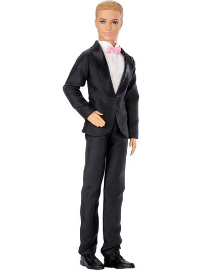 Barbie Smokinli Ken Damat Bebek Sarı Saçlı