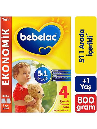 Bebelac 4 Çocuk Devam Sütü 800 Gr