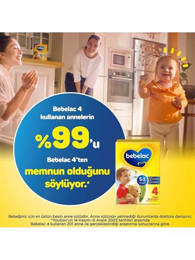 Bebelac 4 Çocuk Devam Sütü 800 Gr