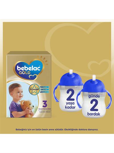 Bebelac Gold 3 Çocuk Devam Sütü 1150 gr (800 gr+350 gr) 1 Yaşından İtibaren