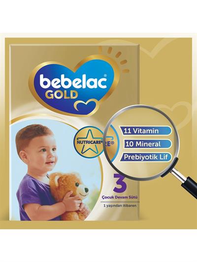 Bebelac Gold 3 Çocuk Devam Sütü 1150 gr (800 gr+350 gr) 1 Yaşından İtibaren