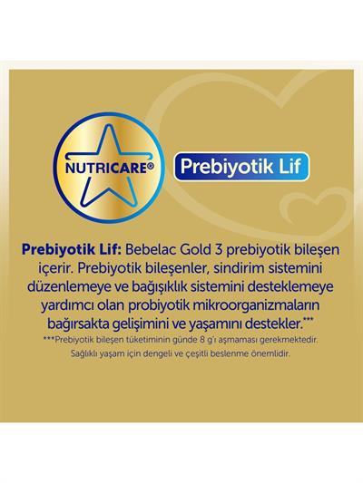 Bebelac Gold 3 Çocuk Devam Sütü 800 Gr
