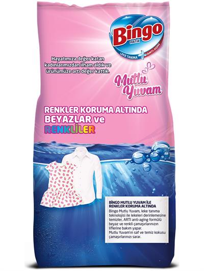 Bingo Matik Konsantre Toz deterjan 10 kg Mutlu Yuvam