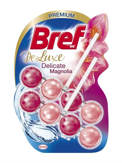 Bref WC Deluxe Duopack Katı Tuvalet Bloğu Manolya