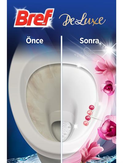 Bref WC Deluxe Duopack Katı Tuvalet Bloğu Manolya