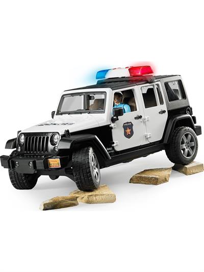 Bruder Jeep Wrangler U.R Polis Aracı Ve Memur