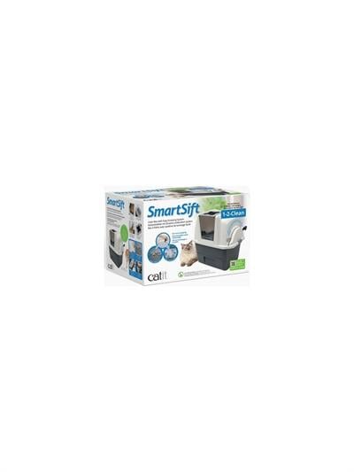 Catit Smart Sift Otomatik Kedi Tuvalet Kabı Gri Beyaz