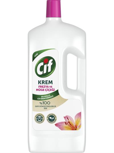 Cif Krem Yüzey Temizleyici Mutfak ve Banyo İçin Frezya ve Müge Çiçeği Kokulu