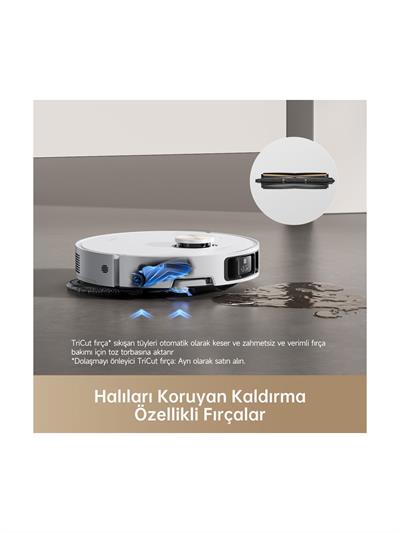Dreame X40 Ultra Robot Süpürge Beyaz