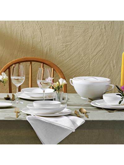 Emsan Fine Bone Freya Yuvarlak Gold 60 Parça 12 Kişilik Yemek Takımı
