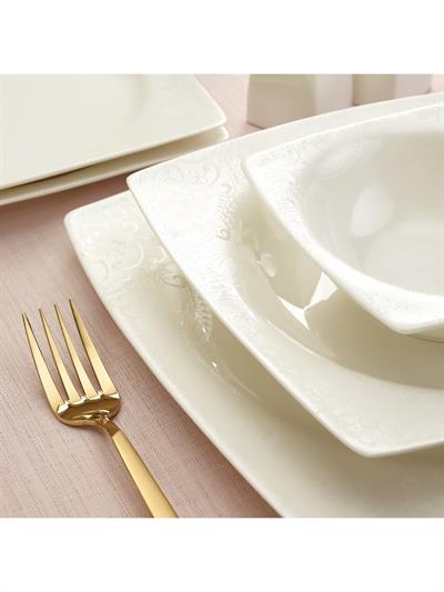 Emsan Fine Bone Meyra 61 Parça 12 Kişilik Yemek Takımı