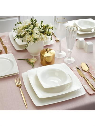 Emsan Fine Bone Meyra 61 Parça 12 Kişilik Yemek Takımı