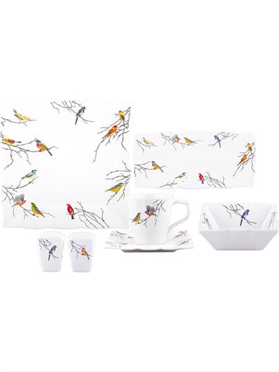 Emsan Manyas 32 Parça 6 Kişilik Porselen Kahvaltı/Servis Takımı