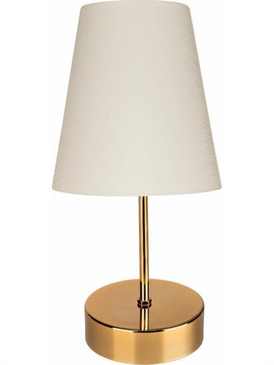 Estelya Abajur Gold - Krem Finlin