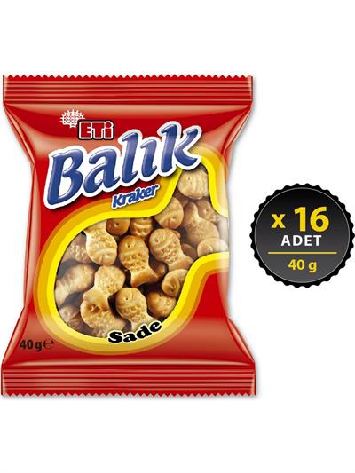 Eti Balık Kraker 40 g x 16 Adet
