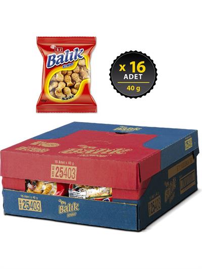 Eti Balık Kraker 40 g x 16 Adet
