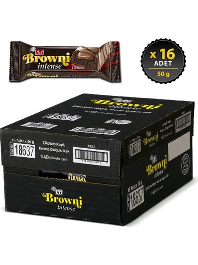 Eti browni intense çikolatali kek 50 g x 16 adet