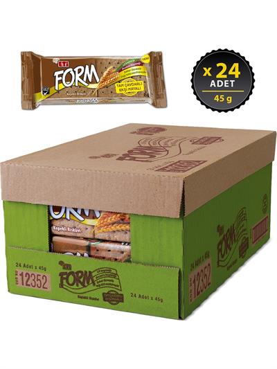 Eti Form Tam Çavdarlı Ekşi Mayalı Kepekli Bisküvi 45 g x 24 Adet