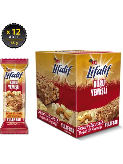 Eti Lifalif Kuru Yemişli Yulaf Bar 35 g x 12 Adet