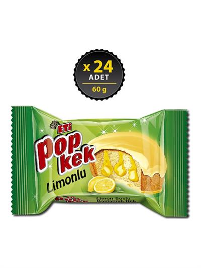 Eti Popkek Limonlu 60 gr x 24 Adet