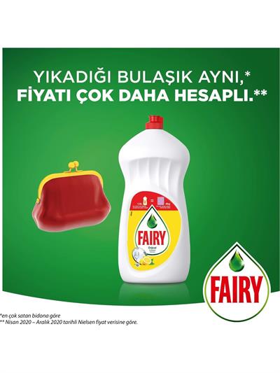 Fairy 1350 ml Sıvı Bulaşık Deterjanı Limon