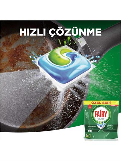 Fairy Orijinal 90 Yıkama Bulaşık Makinesi Deterjanı Tableti Özel Seri