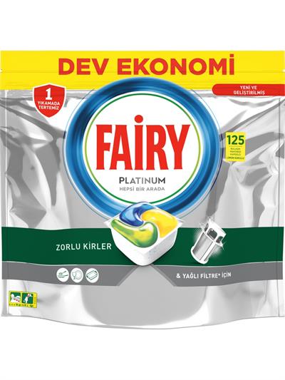 Fairy Platinum 125 li Bulaşık Makinası Deterjanı Tableti