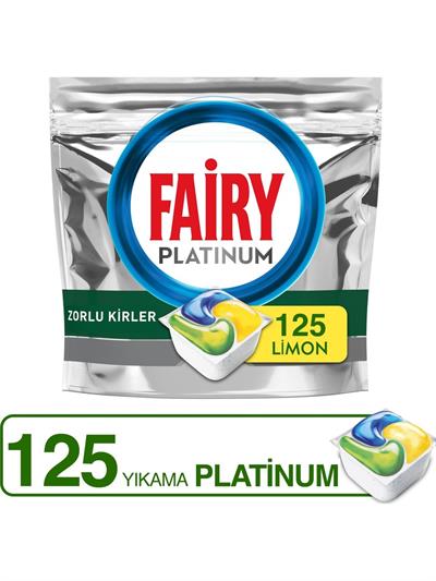 Fairy Platinum 125 li Bulaşık Makinası Deterjanı Tableti