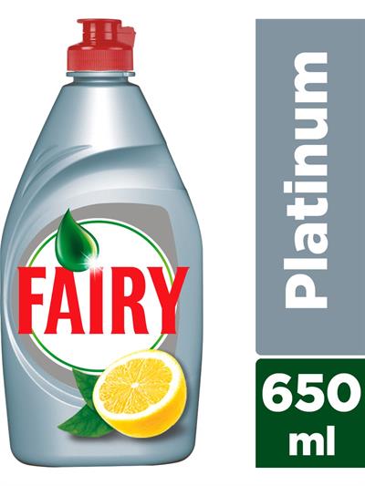 Fairy Platinum 650 ml Sıvı Bulaşık Deterjanı Limon