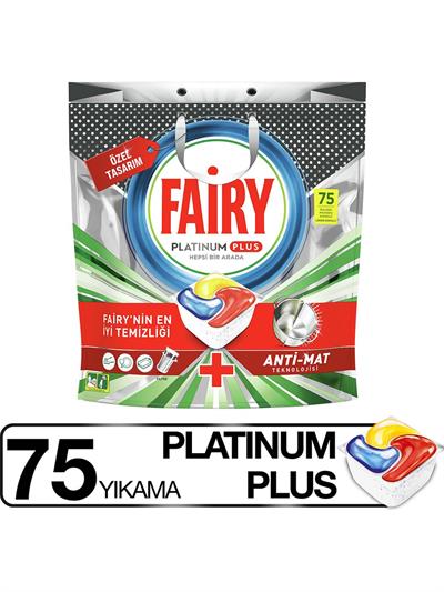 Fairy Platinum Plus Bulaşık Makinesi Deterjanı Tableti 75 Yıkama Özel Seri