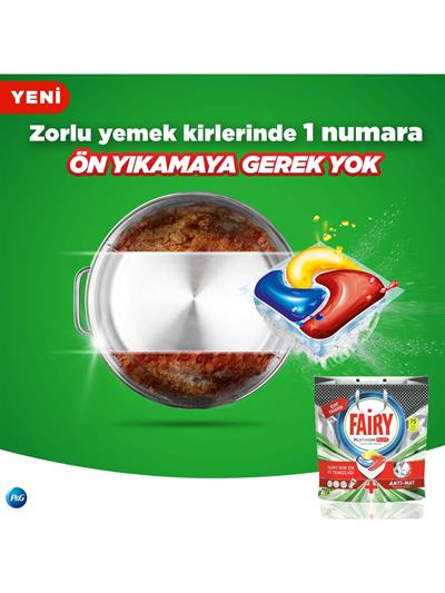 Fairy Platinum Plus Bulaşık Makinesi Deterjanı Tableti 75 Yıkama Özel Seri