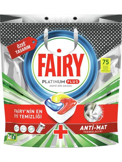 Fairy Platinum Plus Bulaşık Makinesi Deterjanı Tableti 75 Yıkama Özel Seri