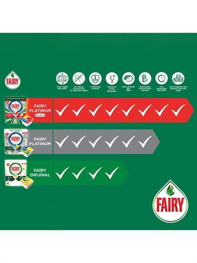 Fairy Platinum Plus Bulaşık Makinesi Deterjanı Tableti 75 Yıkama