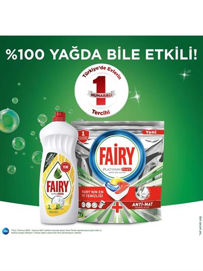 Fairy Platinum Plus Bulaşık Makinesi Deterjanı Tableti 75 Yıkama Özel Seri