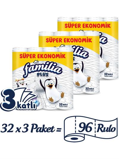 Familia Plus Tuvalet Kağıdı 96 Rulo