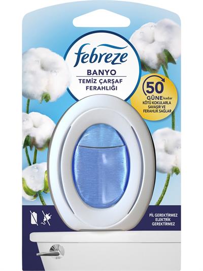 Febreze Hava Ferahlatıcı Banyo Oda Kokusu Temiz Çarşaf Ferahlığı