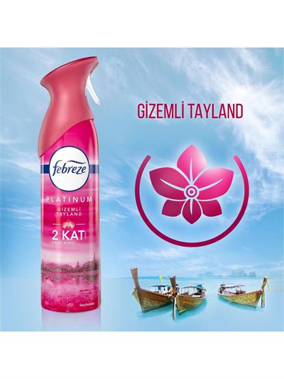 Febreze Hava Ferahlatıcı Sprey Oda Kokusu Gizemli Tayland 300 ml