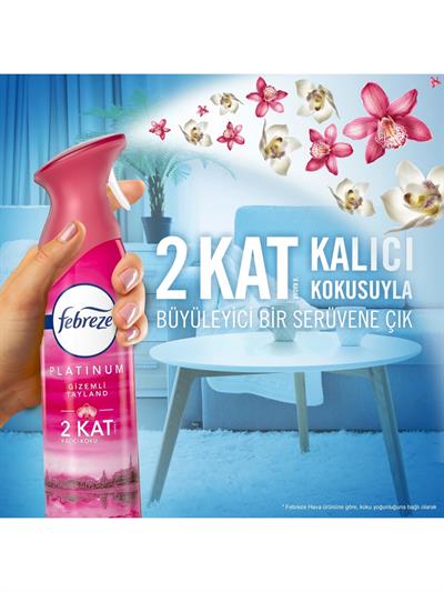 Febreze Hava Ferahlatıcı Sprey Oda Kokusu Gizemli Tayland 300 ml