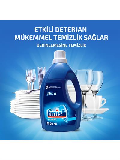 Finish Classic Jel 1300 ml Bulaşık Makinesi Deterjanı
