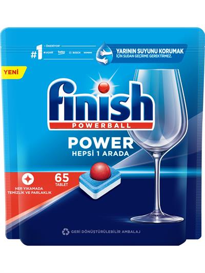 Finish Hepsi Bir Arada Bulaşık Makinesi Deterjanı Tableti 65 Yıkama
