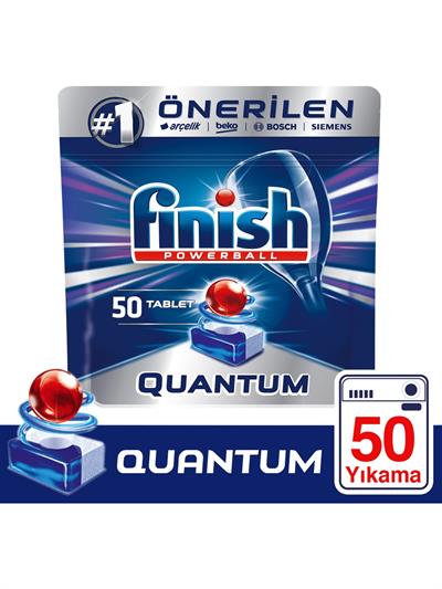 Finish Quantum 50 Kapsül Bulaşık Makinesi Deterjanı Tableti