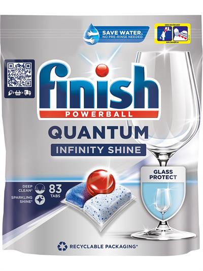 Finish Quantum Infinity Shine 83 Kapsül Bulaşık Makinesi Deterjanı Tableti