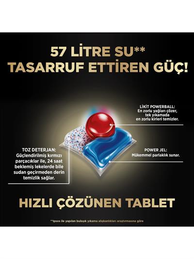 Finish Quantum Ultimate Bulaşık Makinesi Deterjanı Tableti 40 adet