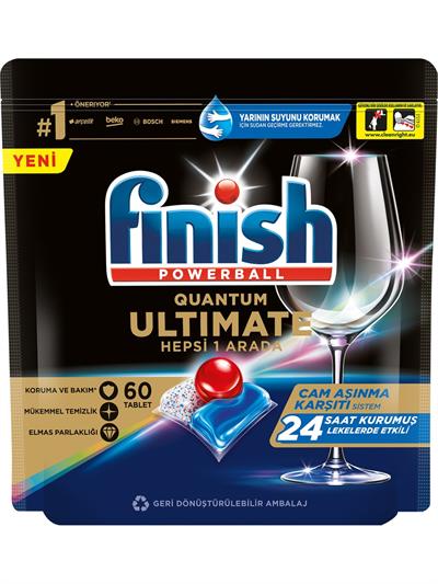 Finish Quantum Ultimate Bulaşık Makinesi Deterjanı Tableti 60 adet